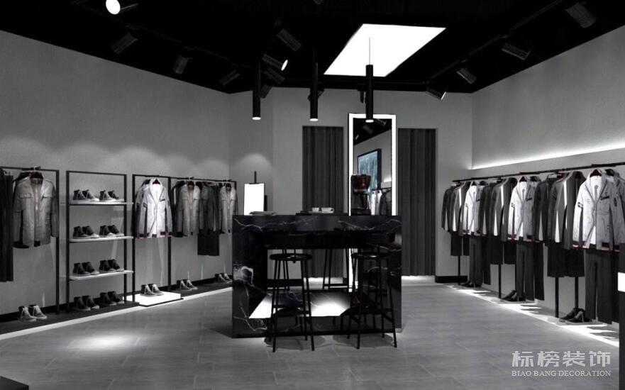 深圳潮流男装服装店铺装修理要点！